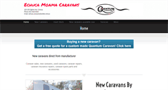 Desktop Screenshot of echucacaravans.com.au